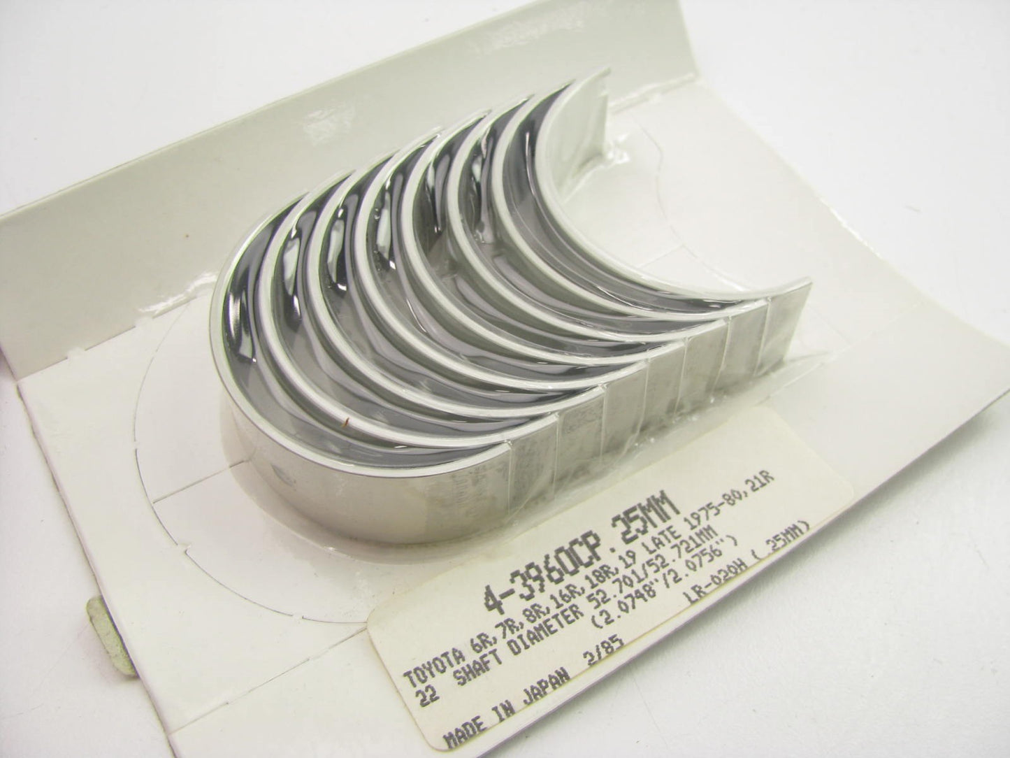 Federal 3960CP-25MM Connecting Rod Bearings .25mm TOYOTA 8R 16R 18R 19R 21R 22R