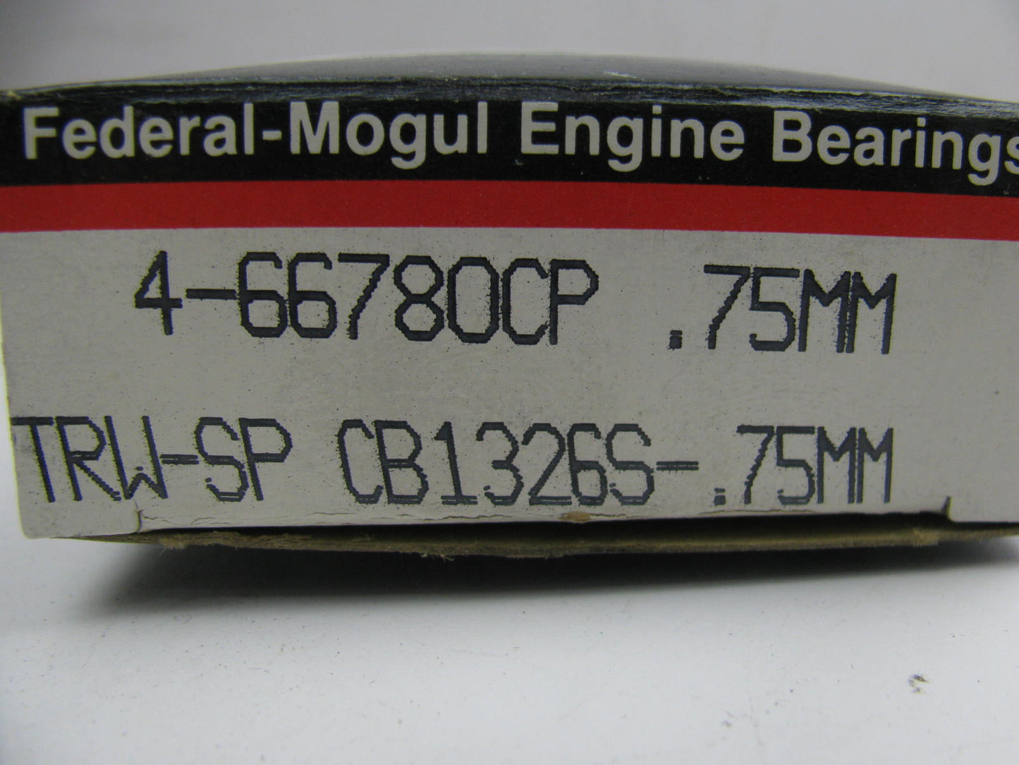 Federal 4-66780CP-75MM Connecting Rod Bearings .75mm For 82-88 Nissan E16 E16S