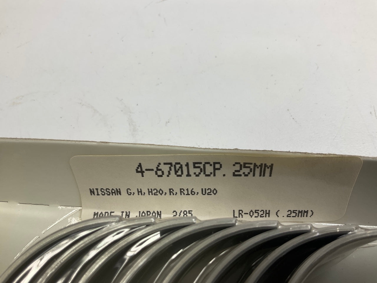 Federal 4-67015CP-25MM Connecting Rod Bearings .25mm For 1960-65 Datsun G, R, H