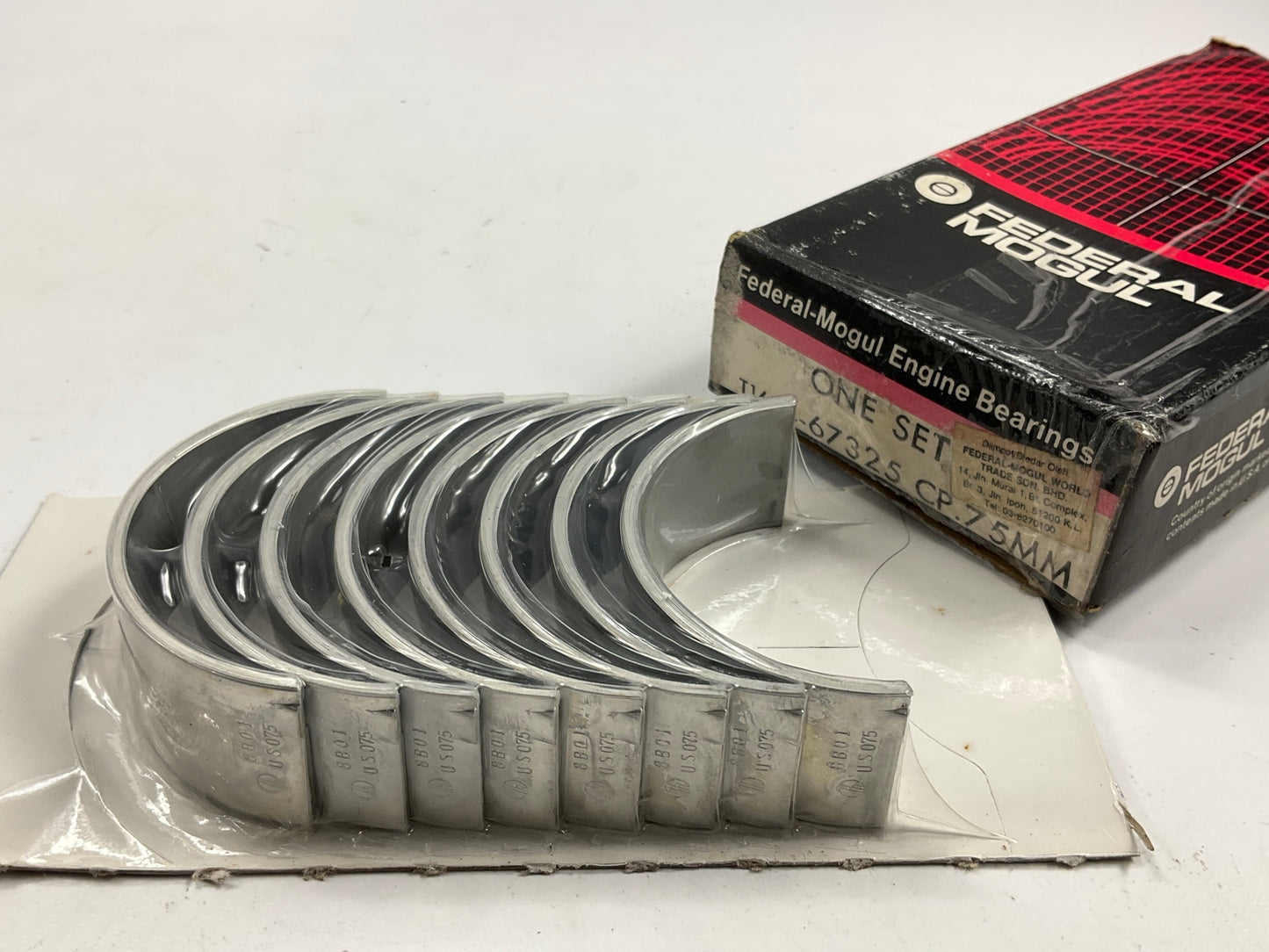 Federal 4-67325CP-75MM Connecting Rod Bearings .75mm 1982-1985 GM 2.2L-L4 Diesel