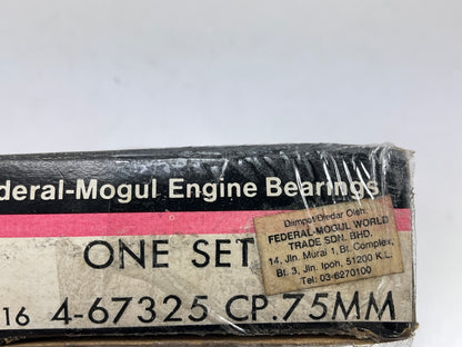 Federal 4-67325CP-75MM Connecting Rod Bearings .75mm 1982-1985 GM 2.2L-L4 Diesel
