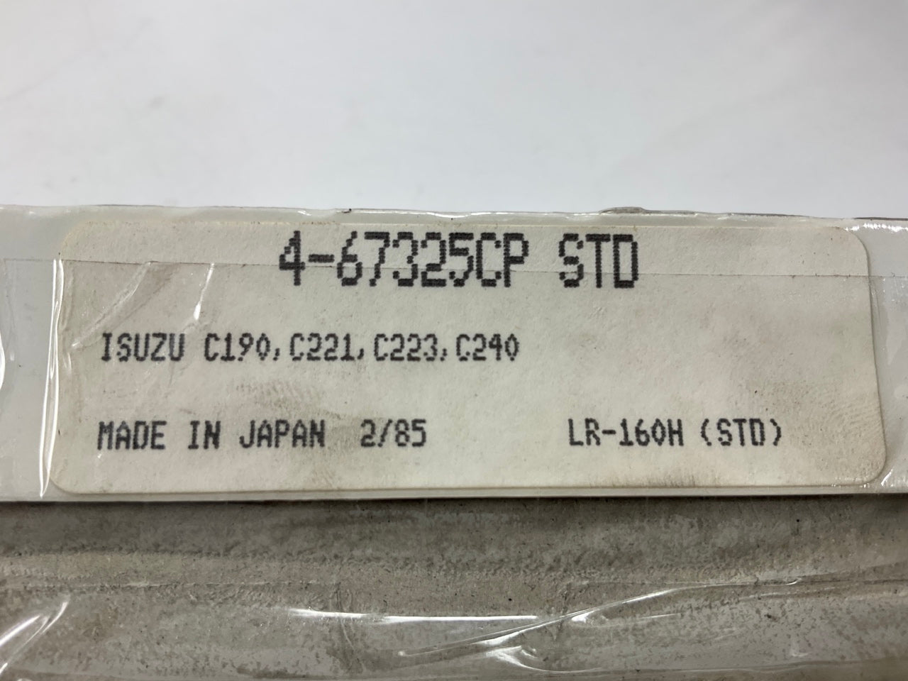 Federal Mogul 4-67325CP Connecting Rod Bearings STD 1982-1985 GM 2.2L-L4 Diesel