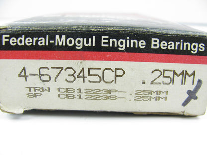 Federal Mogul 4-67345CP-25MM Rod Bearings .25mm 1975-1983 Honda 1.5L 1.6L 1.8L