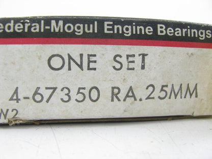 Federal Mogul 4-67350RA-25MM Connecting Rod Bearings Set - .25mm Undersize