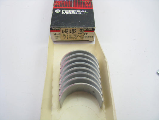 Federal Mogul 4-68140CP-25M Connecting Rod Bearings .25mm 1982-1986 GM 1.8L