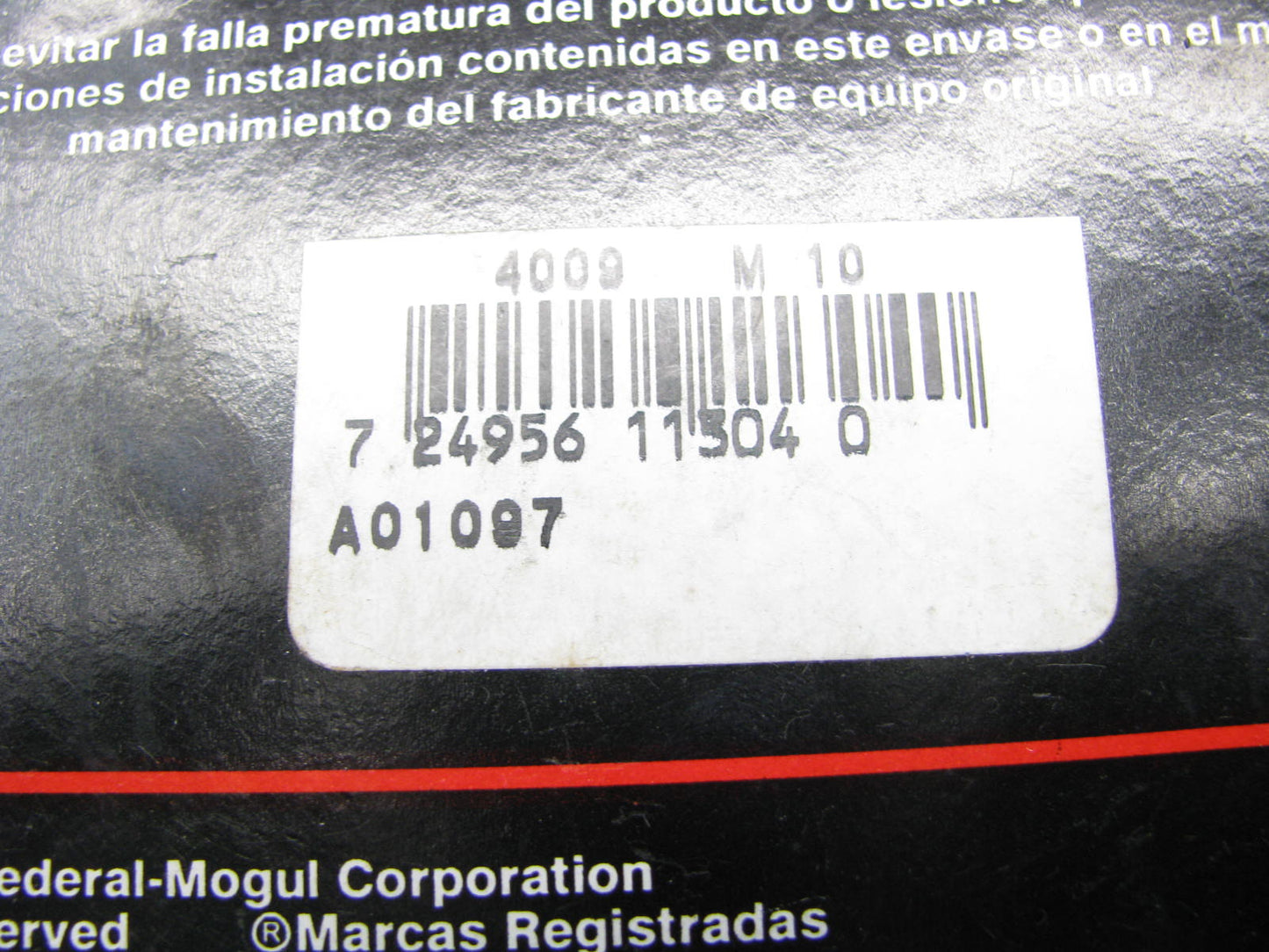 Federal Mogul 4009M10 Engine Main Bearings .010'' For 1957-1958 Chrysler 392 Hemi