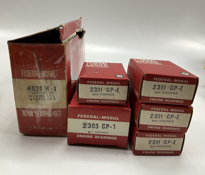 Federal Mogul 4020M-1 Engine Main Bearings .001'' 1958-1963 Ford FE 330-427 V8