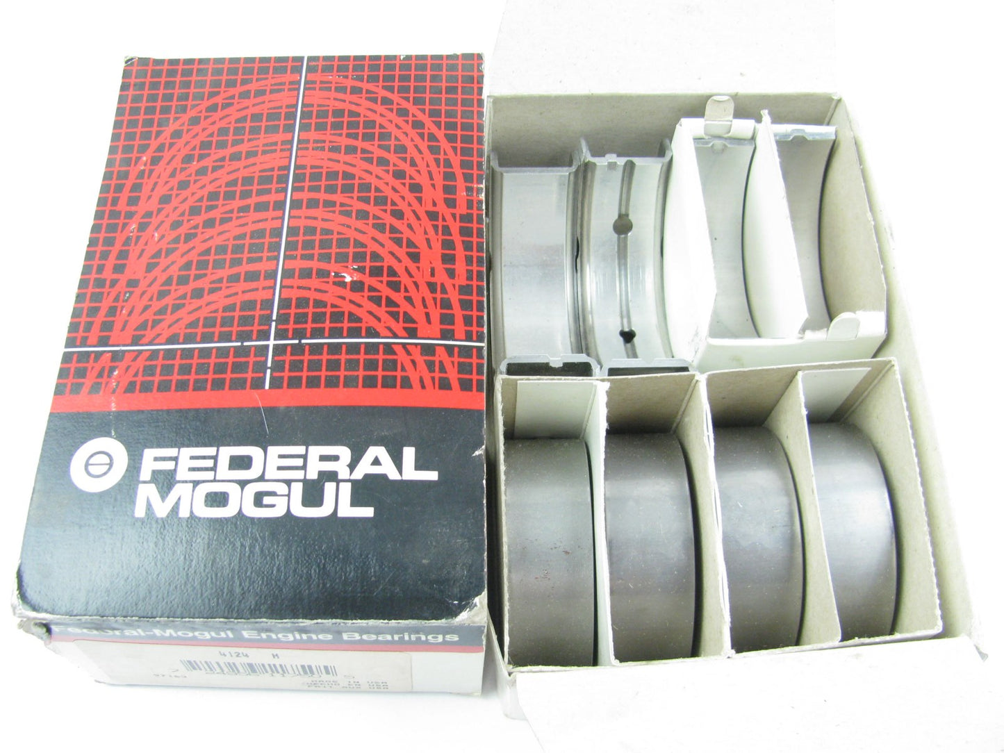 Federal Mogul 4124M Main Bearings - Standard For 1962-1989 GM 194 230 250 292