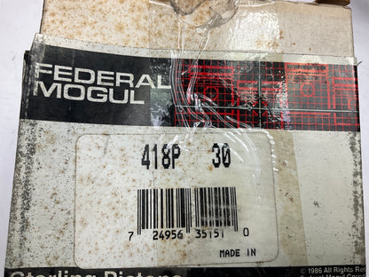 (8) Federal Mogul 418P-30 Engine Piston .030'' 1969-1987 Ford Mercury 460-V8