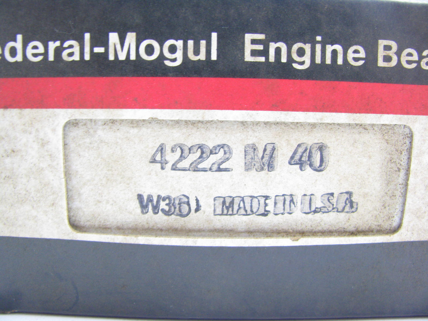 Federal Mogul 4222M-40 Engine Main Bearings .040'' 1960-1975 Ford 144 170 200 I6
