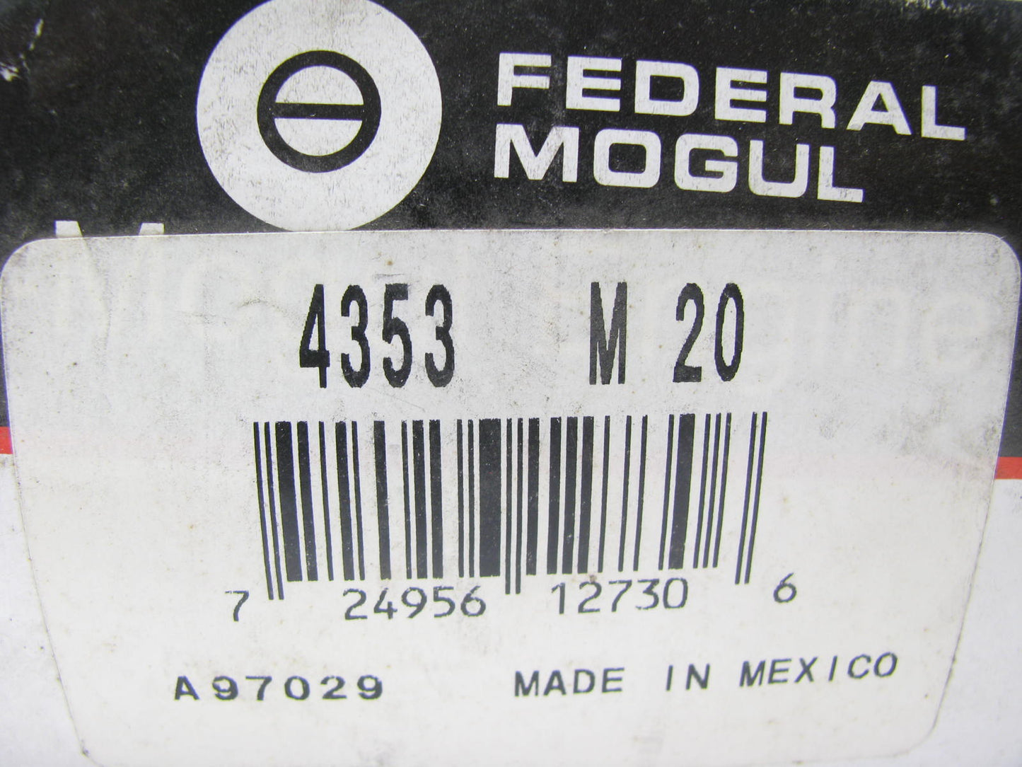 Federal Mogul 4353M-20 Engine Main Bearings .020'' Perkins 212 236 248 318