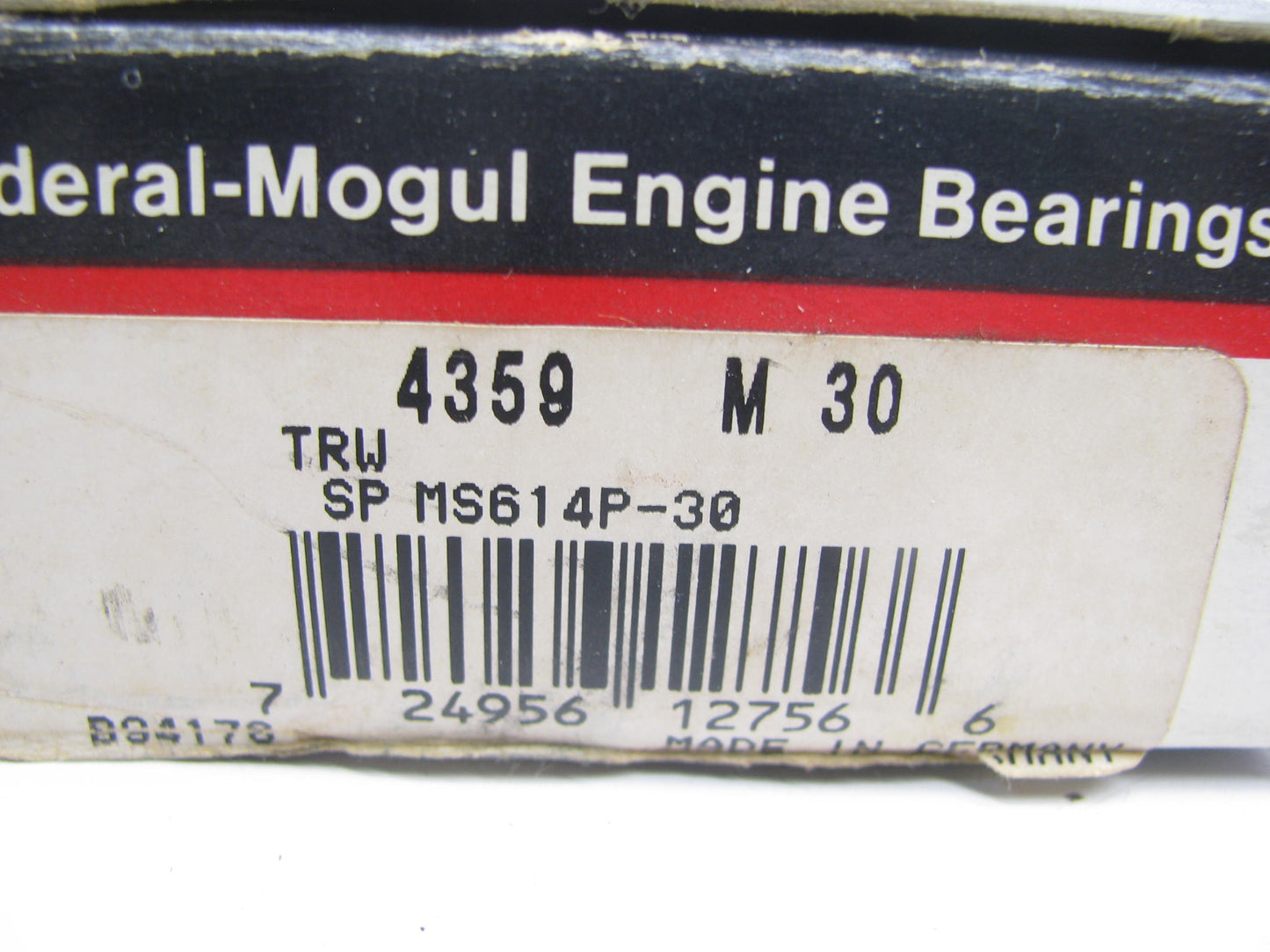 Federal Mogul 4359M-30 Main Bearings .030'' For  IHC Tractor 144 2.4L 154 2.5L