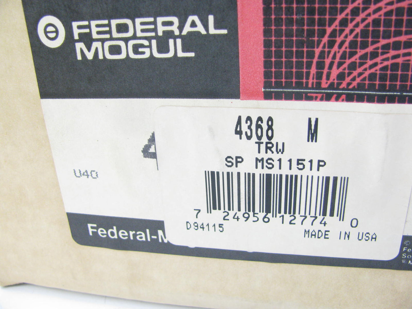 Federal Mogul 4368M Main Bearings - Standard For VOLVO Diesel TD100 9.6L