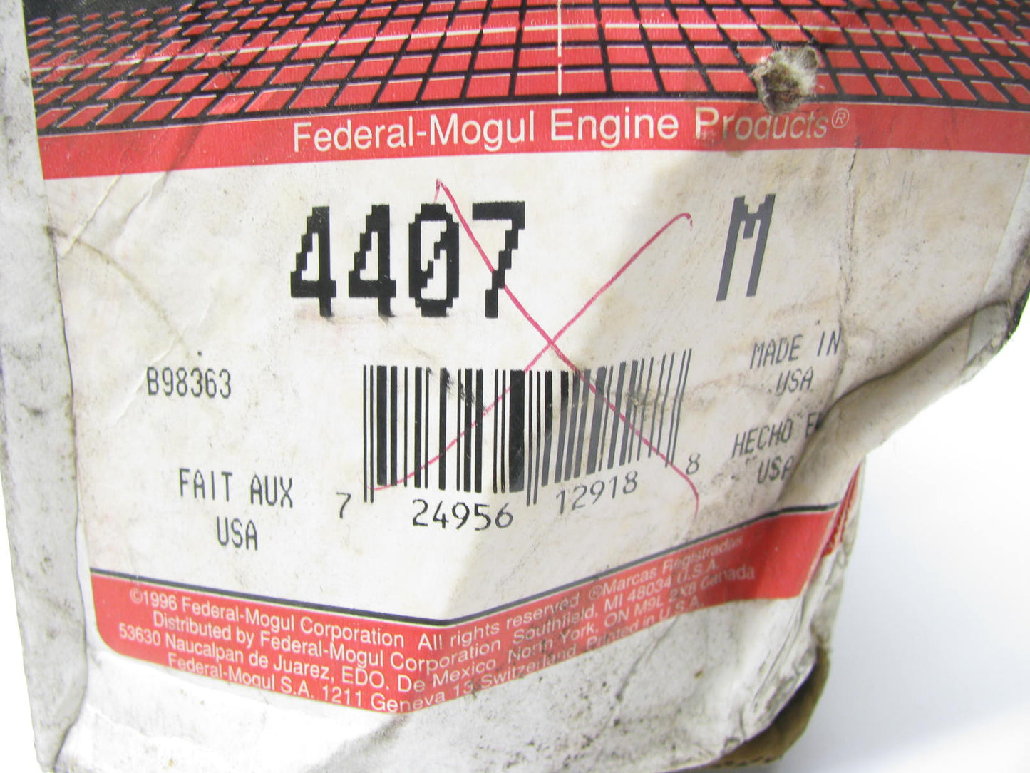 Federal Mogul 4407M Engine Main Bearings STD For John Deere 201 227 241-L4