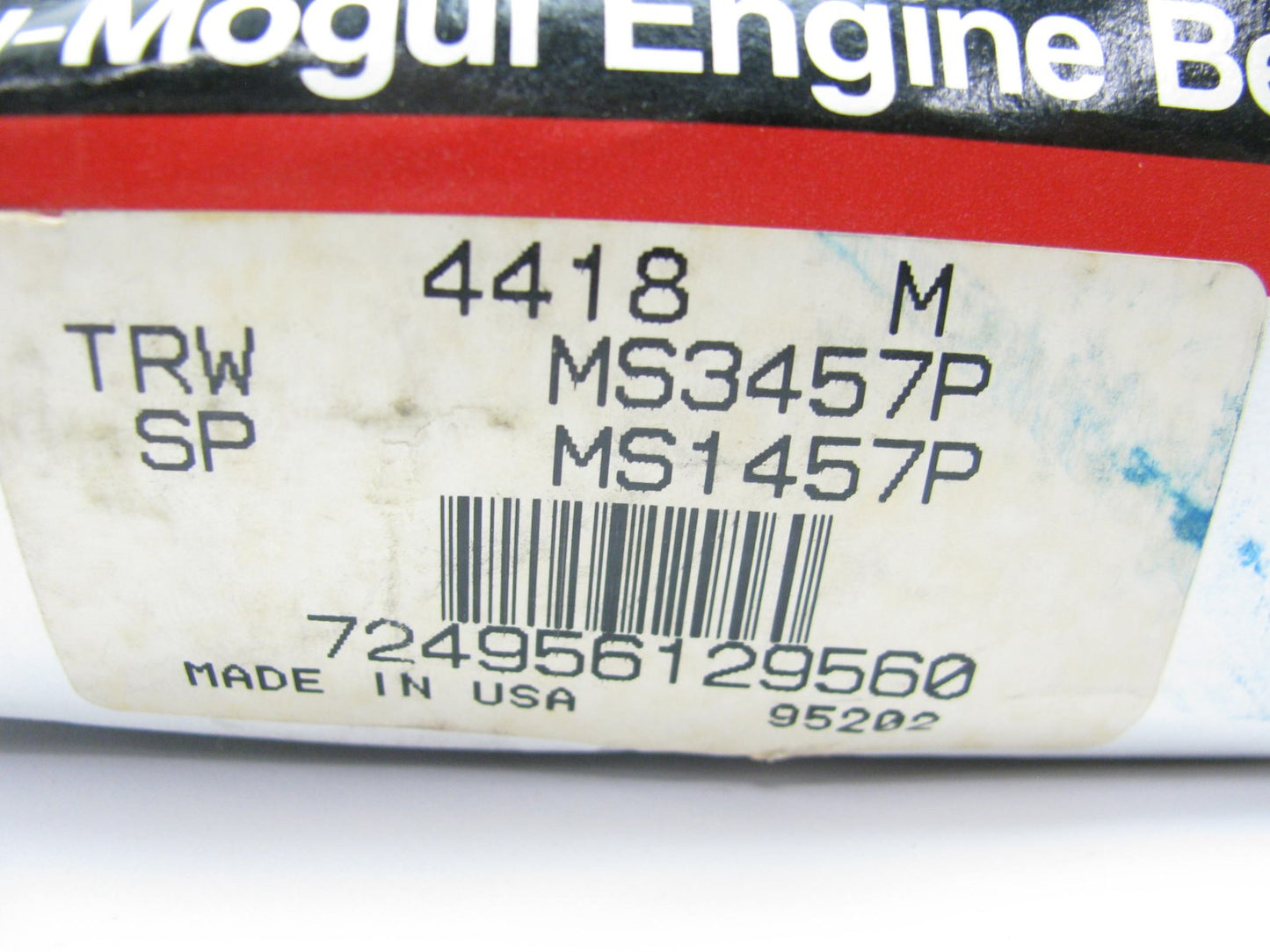 Federal Mogul 4418M Main Bearing Set STANDARD SIZE - BUICK 350 V8