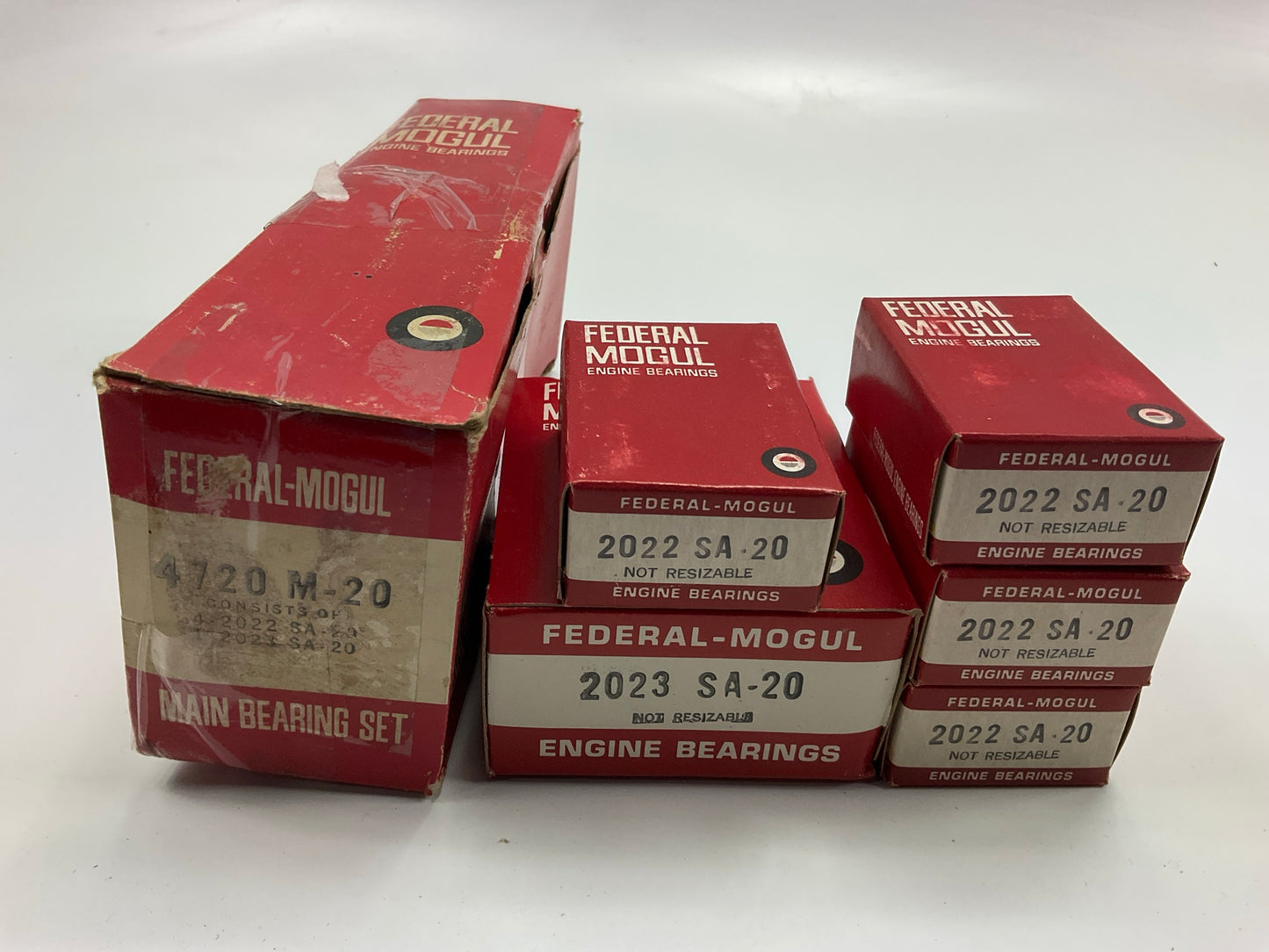 Federal Mogul 4720M-20 Main Bearings .020'' 1955-1967 Chevrolet 265 283 302 327
