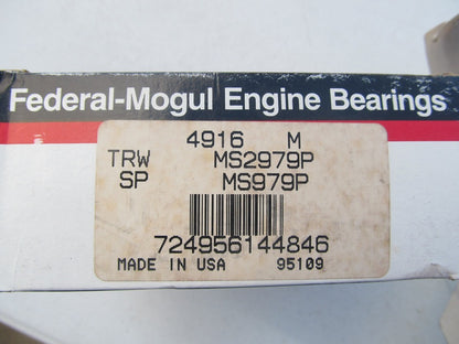 Federal Mogul 4916M Engine Main Bearings - Standard 1967-1997 Ford 240 250 300