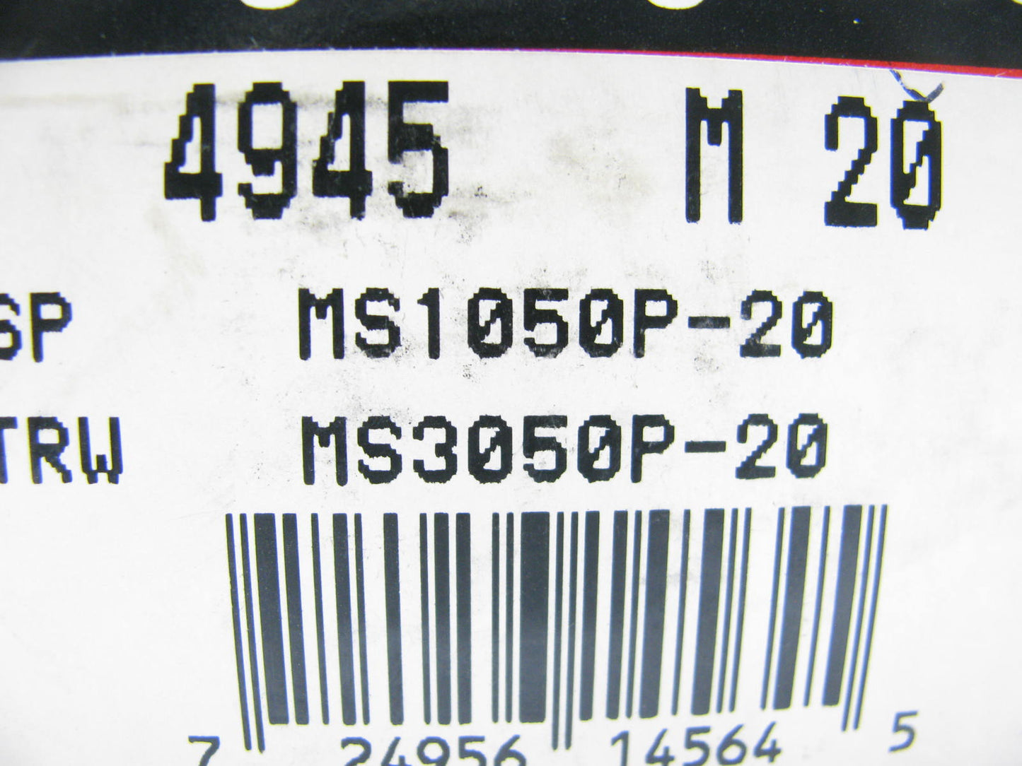 Federal Mogul 4945M20 Engine Main Bearings .020'' 1971-1977 Chevrolet 2.3L-L4