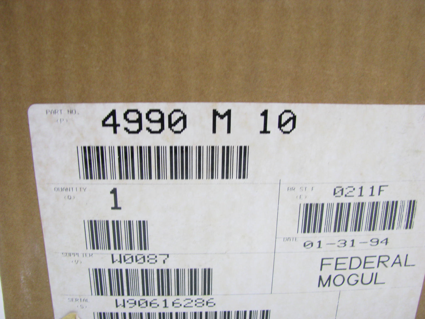 Federal Mogul 4990M-10 Main Bearings .010MM For CAT 6 Cyl D353, G353 Engine