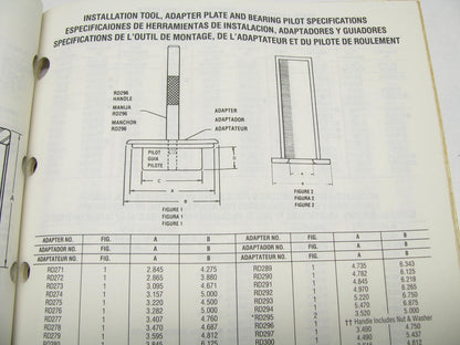 Federal Mogul 502W BCA Bearing & National Oil Seal For HD Applications - 1989