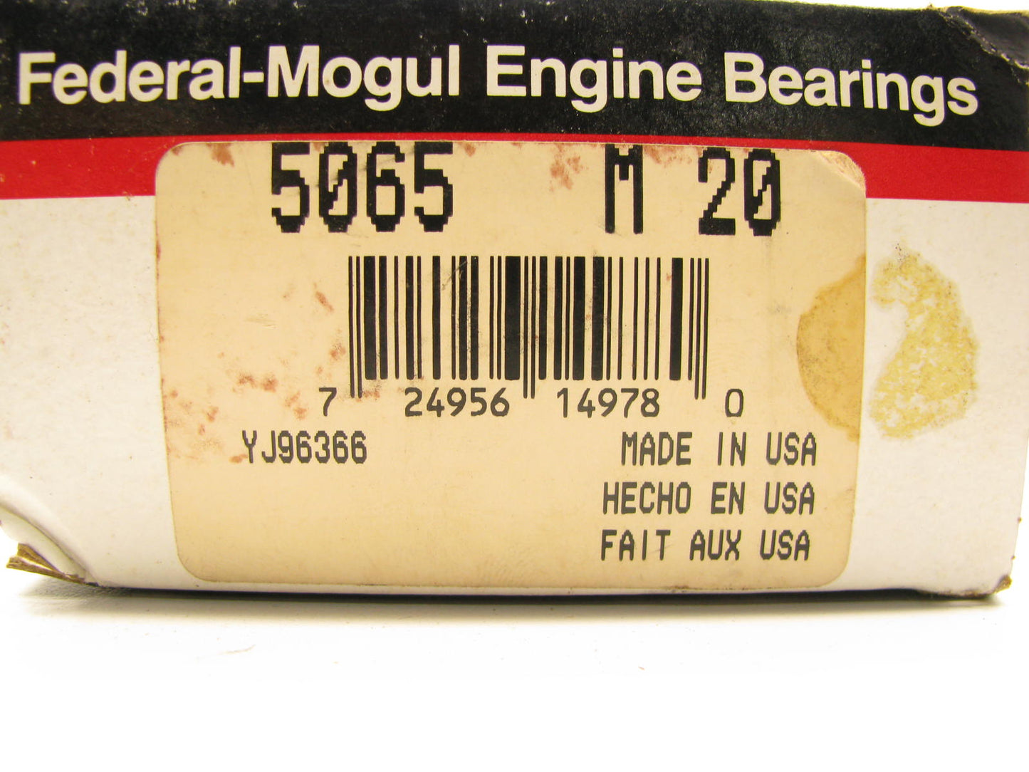 Federal Mogul 5065M20 Engine Main Bearings .020'' 1974-1979 Ford Mercury 2.8L