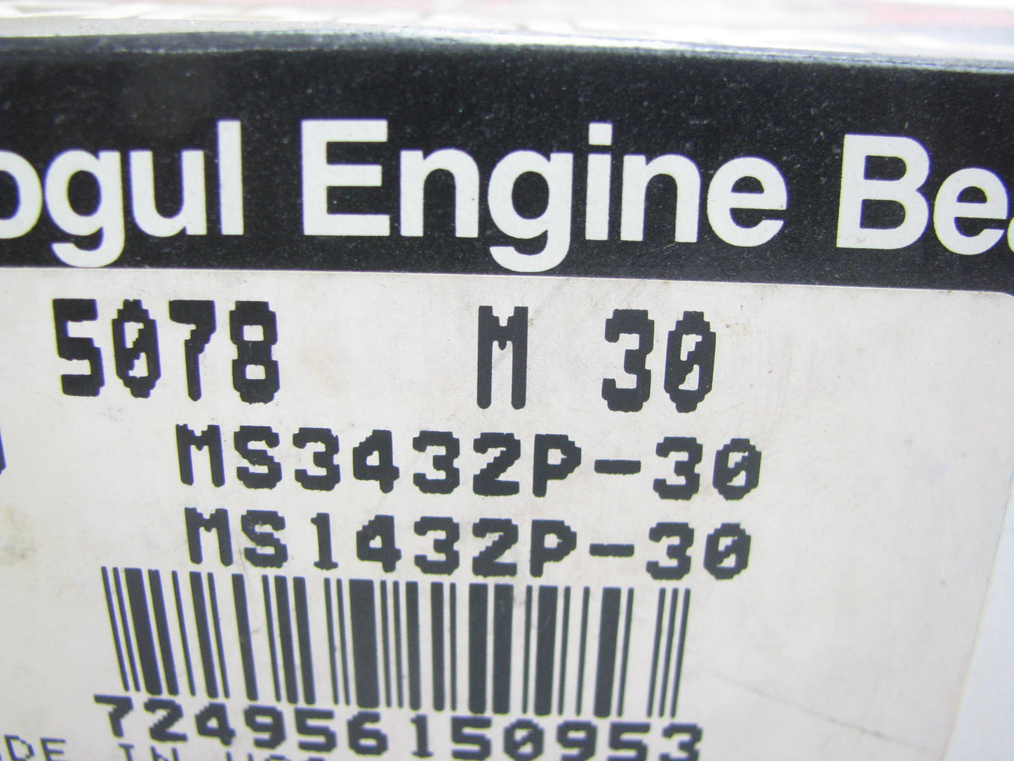 Federal Mogul 5078M-30 Engine Main Bearings .030'' 1977-1995 Ford 351W 351M 400