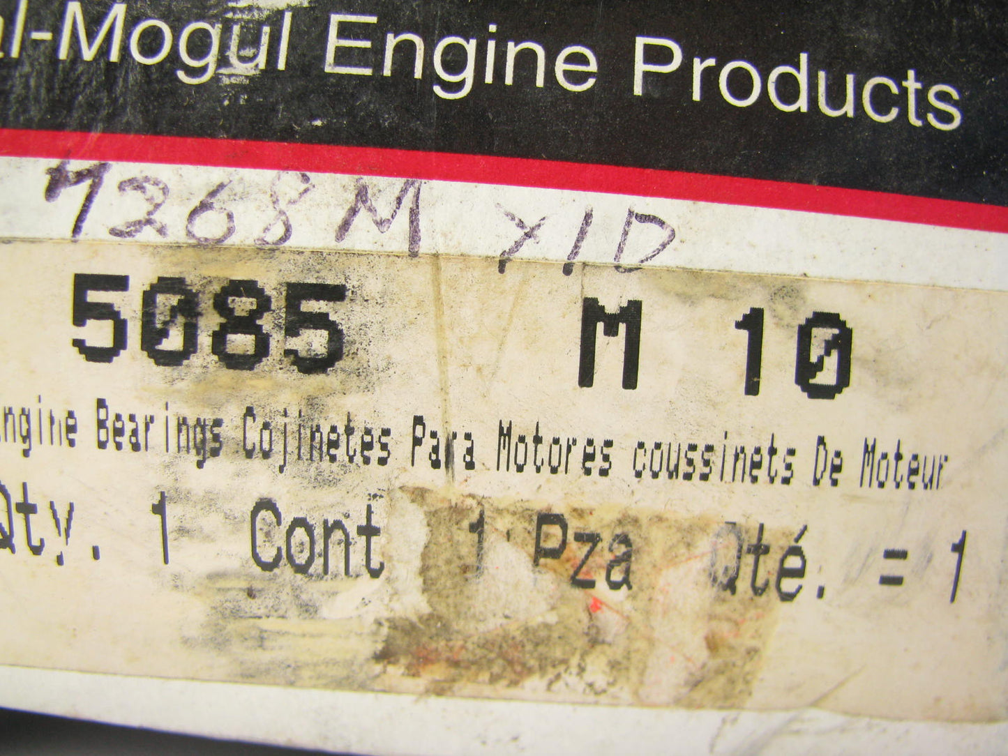 Federal Mogul 5085M10 Engine Main Bearings .010'' 1978-2010 GM 200 229 262