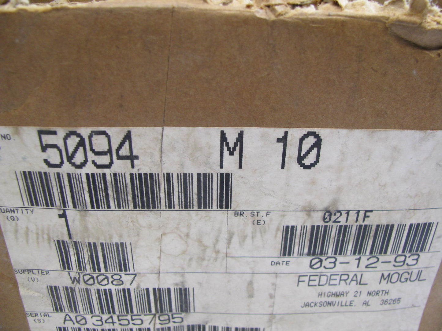 Federal Mogul 5094M-10 Engine Main Bearings .010'' IHC D414 D436 D466