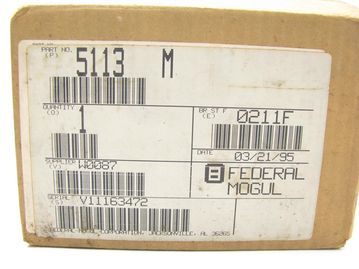 Federal Mogul 5113M Engine Main Bearings Set STD For John Deere 362 Gasoline