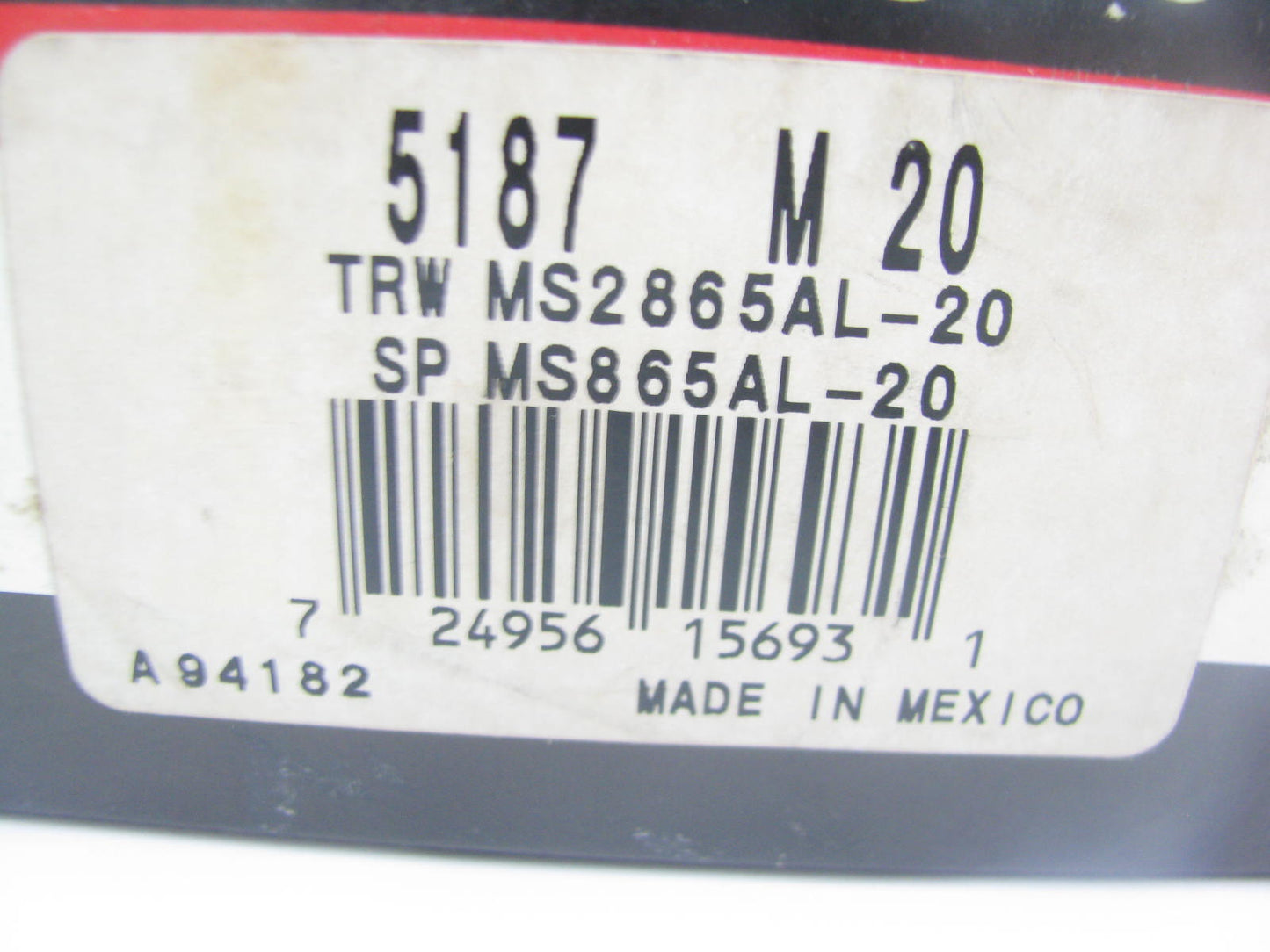 Federal Mogul 5187M20 Engine Main Bearings .020'' Ford 158 175 182 192 201 Diesel