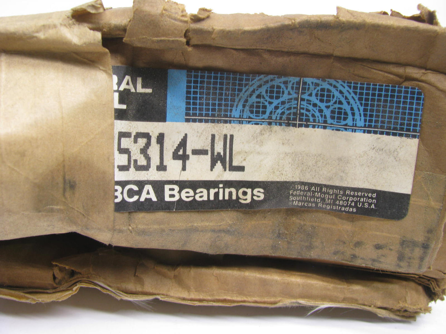 Federal Mogul 5314-WL Double Row Ball Bearing - 5.9055'' OD X 2.7559'' ID X 2.5'' W