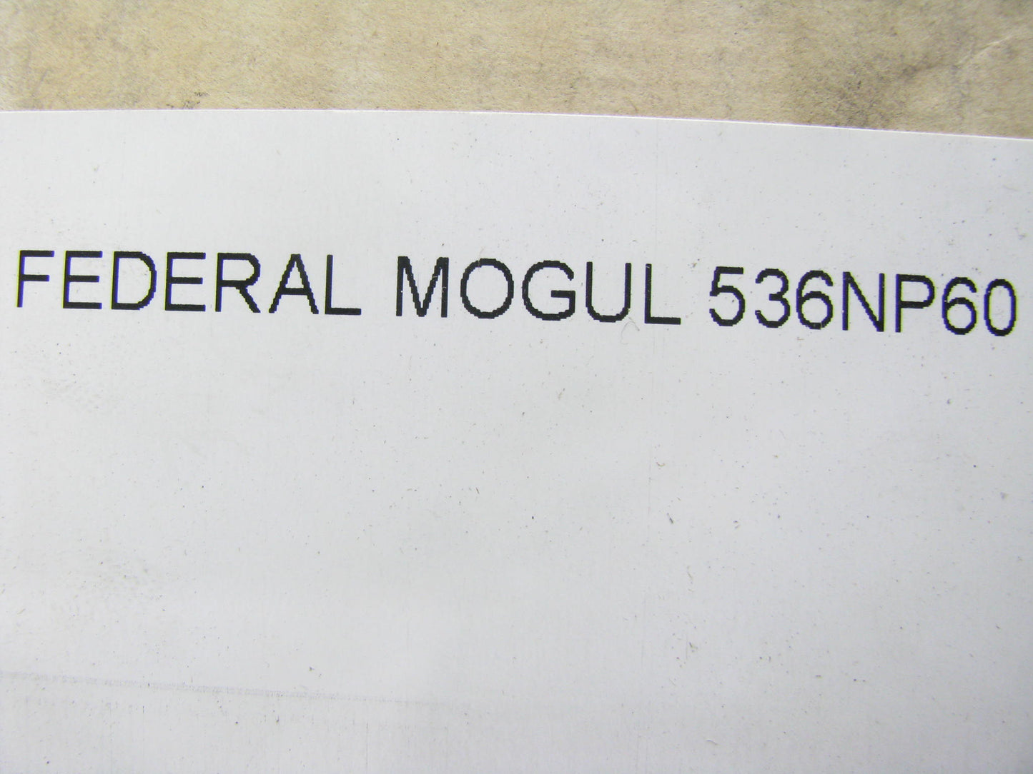 Federal Mogul 536NP60 Engine Piston .060'' 1987-1992 Chevrolet 305-V8