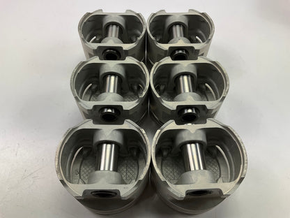 (6) Federal Mogul 545P-1MM Engine Piston 1.00mm 1988-1989 GM 2.8L-V6