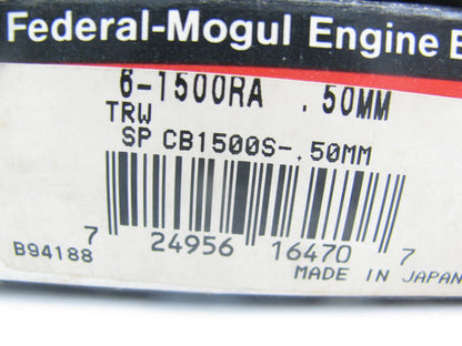 Federal Mogul 6-1500RA-50MM Connecting Rod Bearings .50mm 1988-1992 Toyota 4.0L