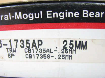 Federal Mogul 6-1735AP25MM Connecting Rod Bearings .25mm For 87-96 Chrysler 3.0L