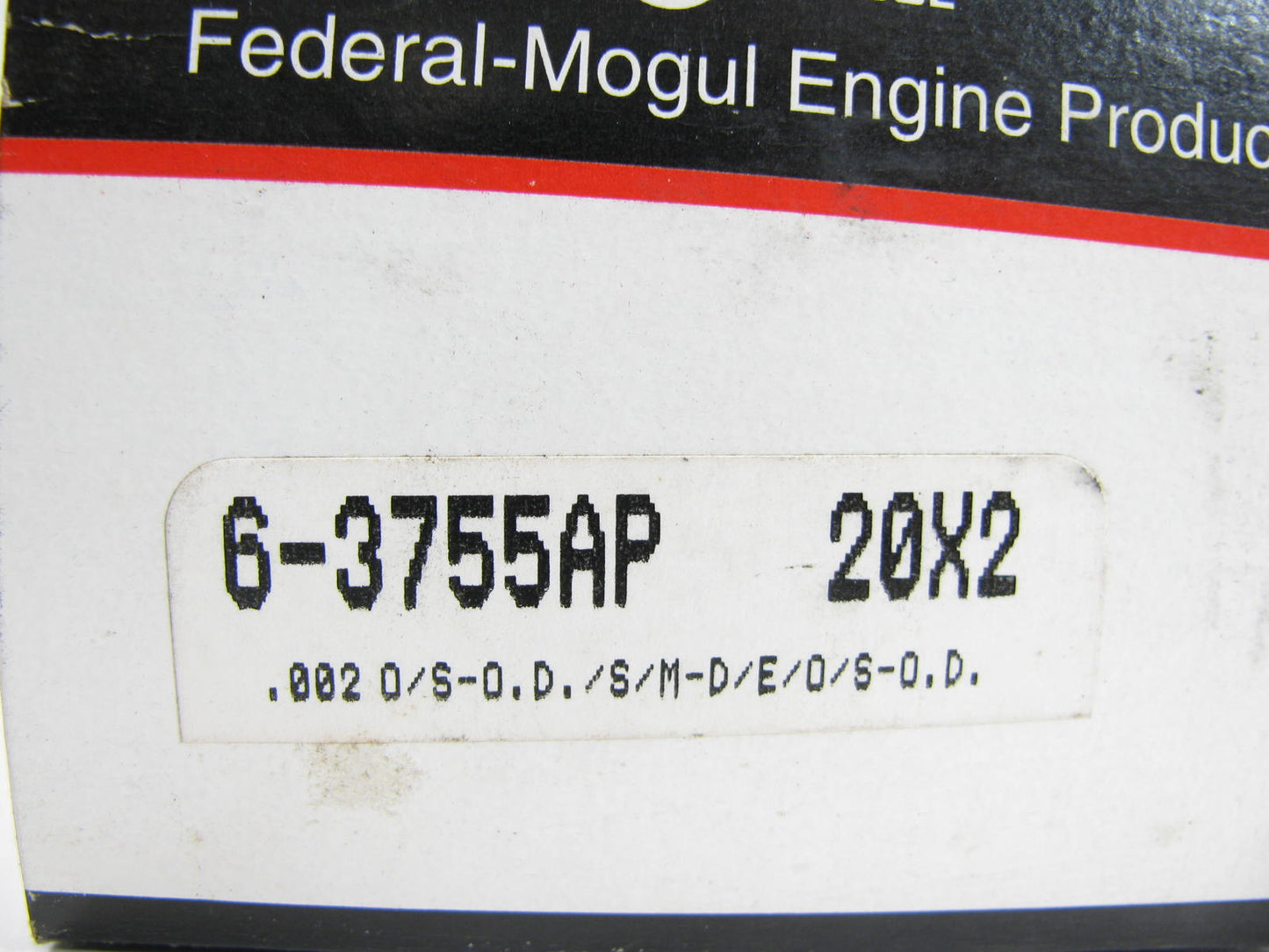 Federal Mogul 6-3755AP-20X2 Connecting Rod Bearings .020''X2 77-90 GM V6