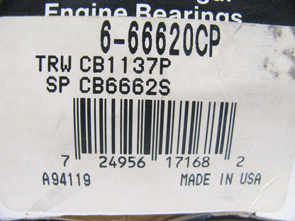 Federal 6-66620CP Connecting Rod Bearings - Standard For 1973-1975 Volvo 3.0L-L6