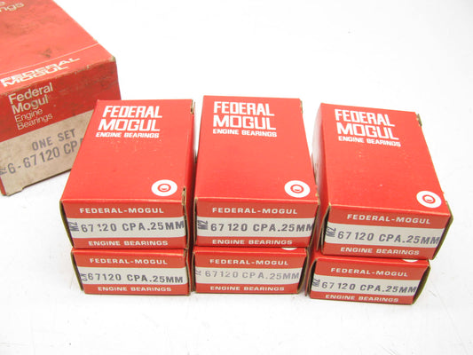 Federal Mogul 6-67120CPA 0.25mm Connecting Rod Bearings Set - TOYOTA 5ME 2.6L