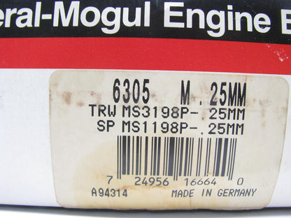 Federal Mogul 6305M-25MM Main Bearings .25mm For International 884, 584, 3230