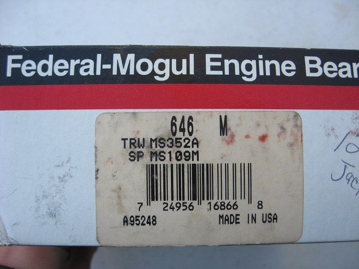 Federal Mogul 646M Main Bearings STD For 1948-1953 Ford 239 255 Flathead V8