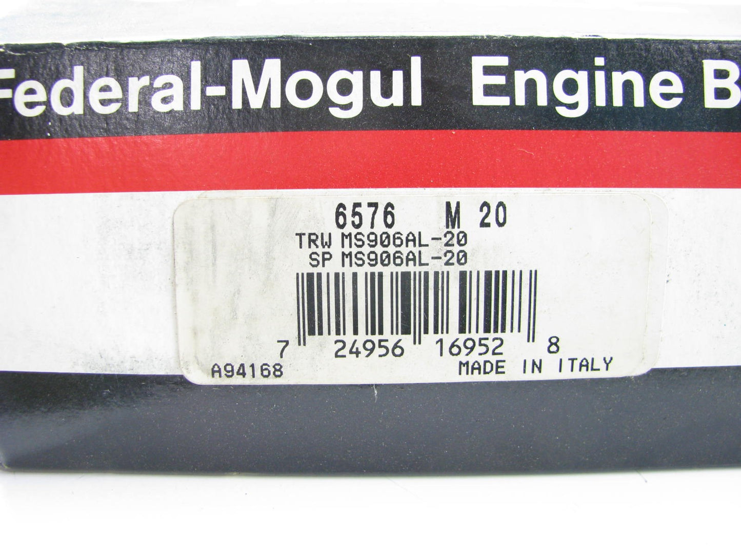 F. Mogul 6576M20 Main Bearings - 1965-90 Ford 360 363 380 Dorset Diesel Tractor