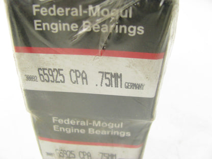 (4) Federal Mogul 65925CPA .75mm Connecting Rod Bearings - International D239