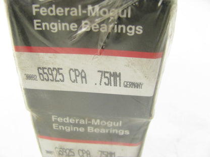 (4) Federal 65925CPA-75MM Connecting Rod Bearings .75mm For International D239