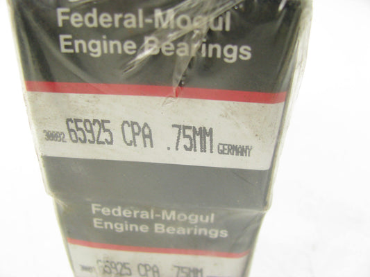 (4) Federal 65925CPA-75MM Connecting Rod Bearings .75mm For International D239