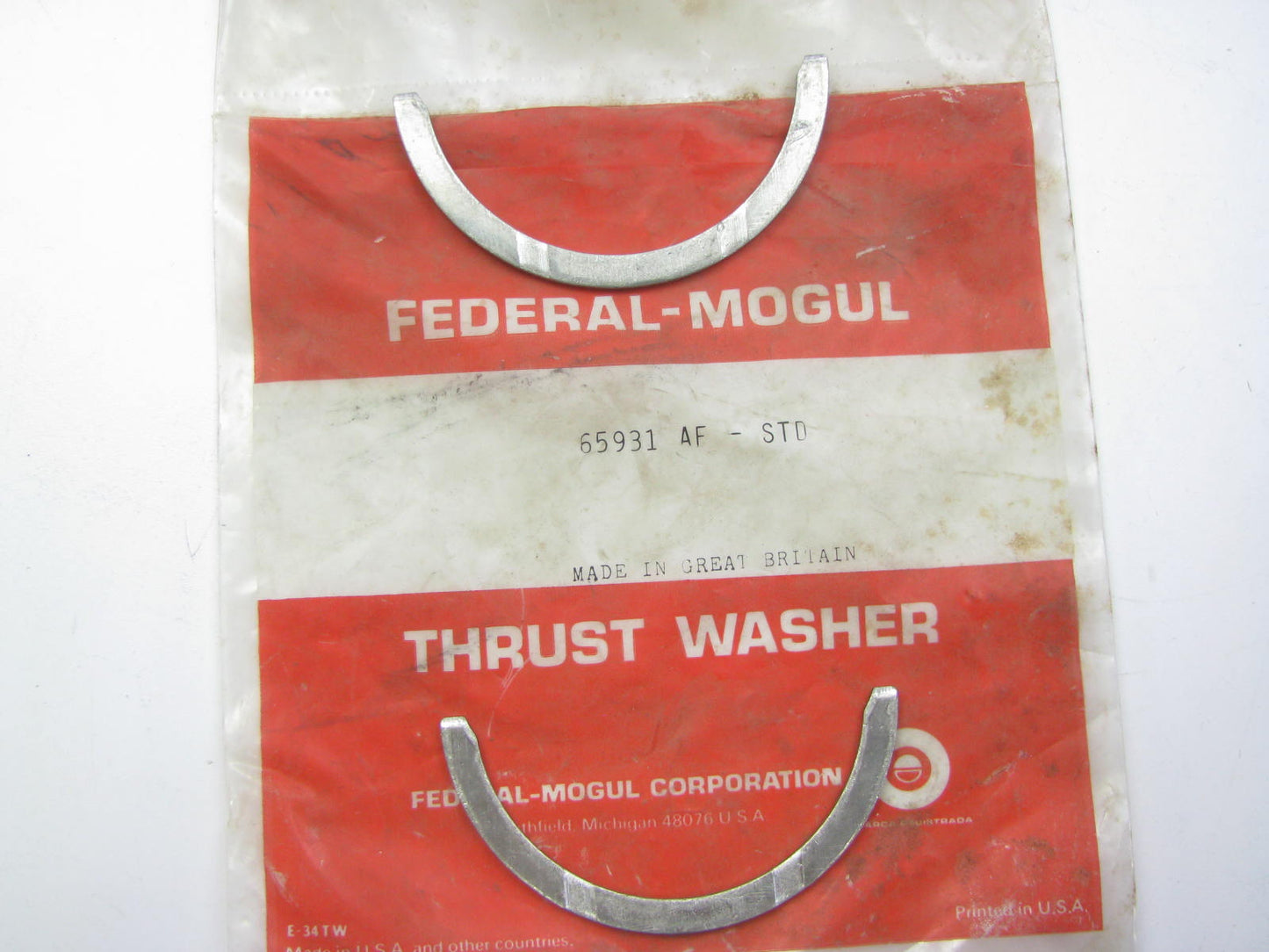 Federal Mogul 65931AF Crankshaft Thrust Washer Set - Standard