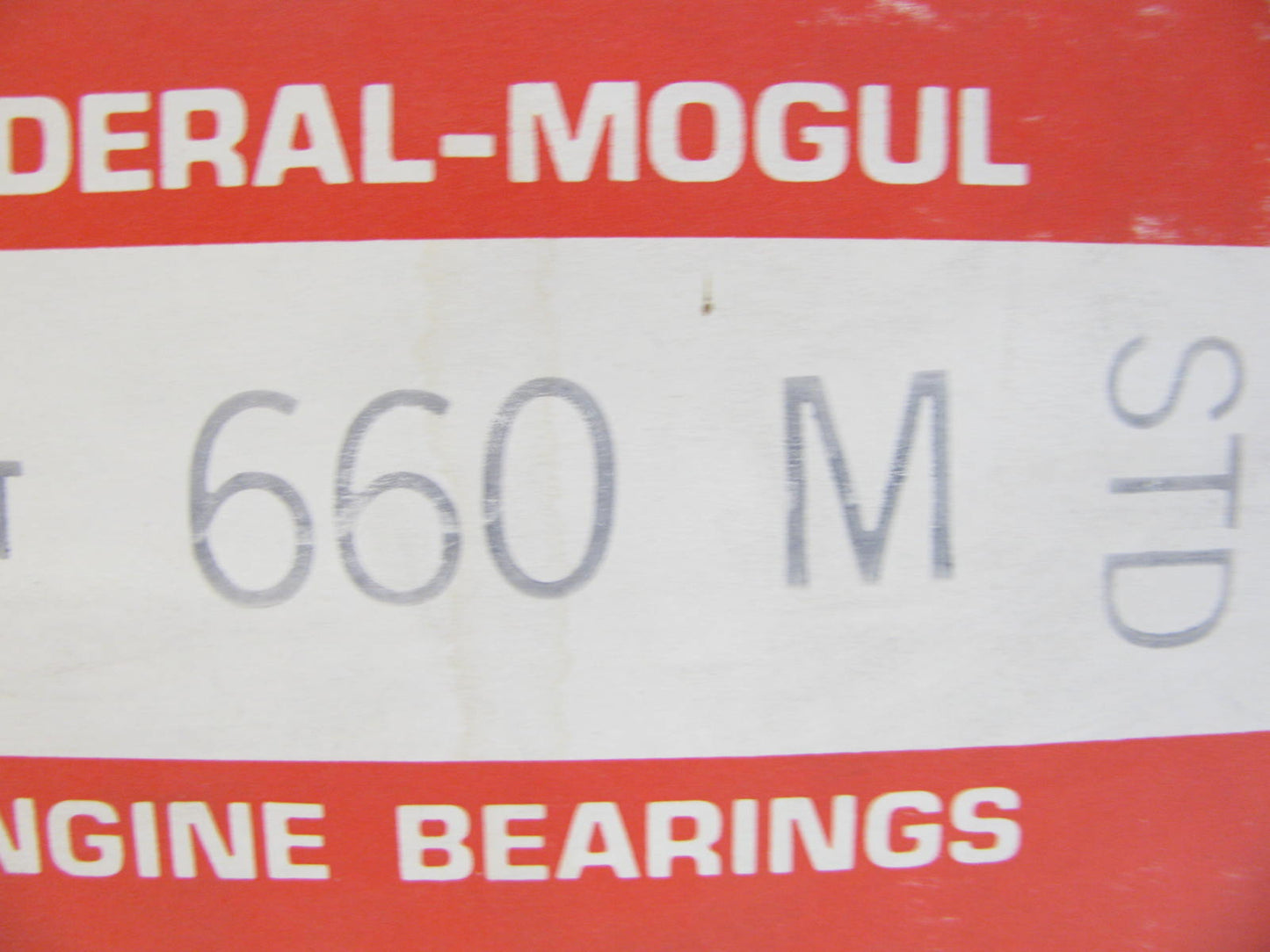 Federal Mogul 660M Main Bearings STD For Continental B405 PB371 B6405 PB427