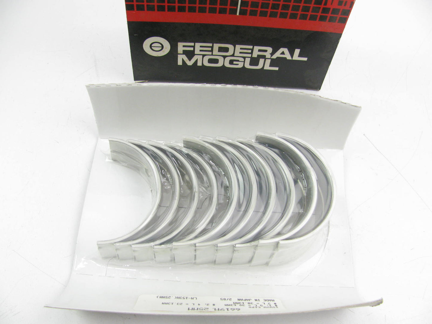 Federal Mogul 6619M-25MM Main Bearings .25mm 1969-1983 Isuzu 2.0L-L4 Diesel