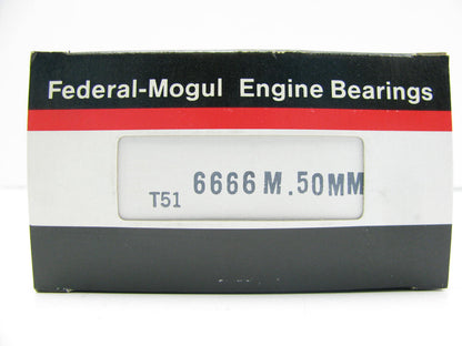 Federal Mogul 6666M-50MM Engine Main Bearings .50mm For Datsun D11 D12 Forklift