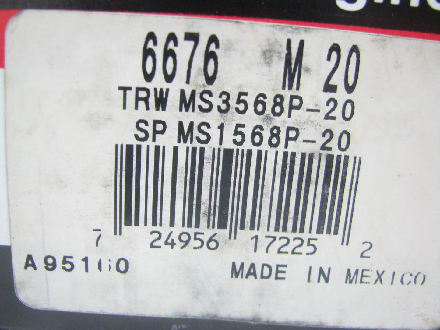 Federal Mogul 6676M-20 Engine Main Bearings .020'' For 1983-1990 Jeep AMC 2.5L