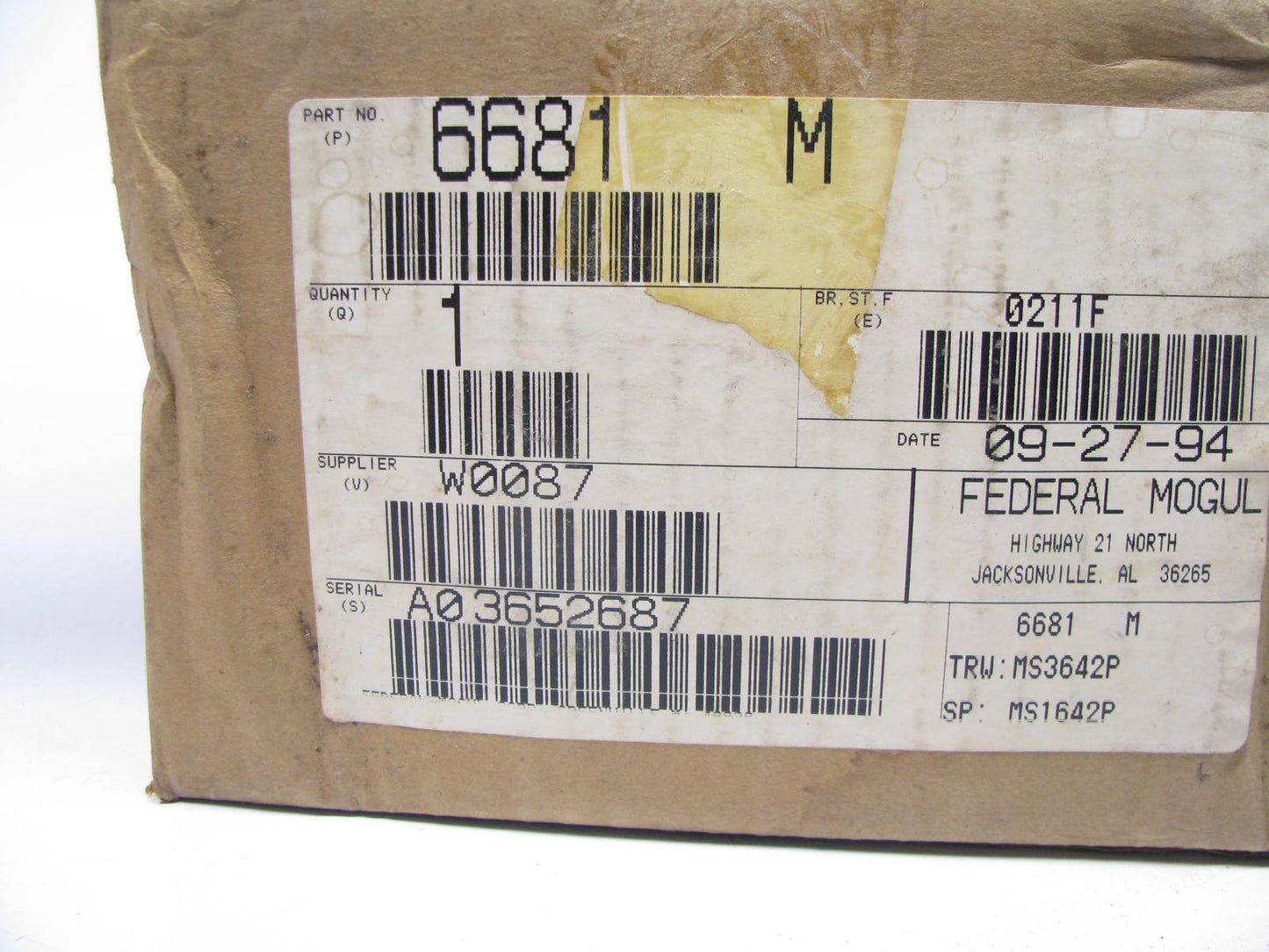Federal Mogul 6681M STD Main Bearings Set International Tractor DT466C 466